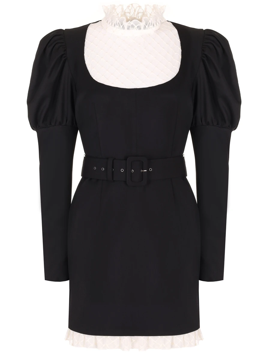 Платье из хлопка и вискозы