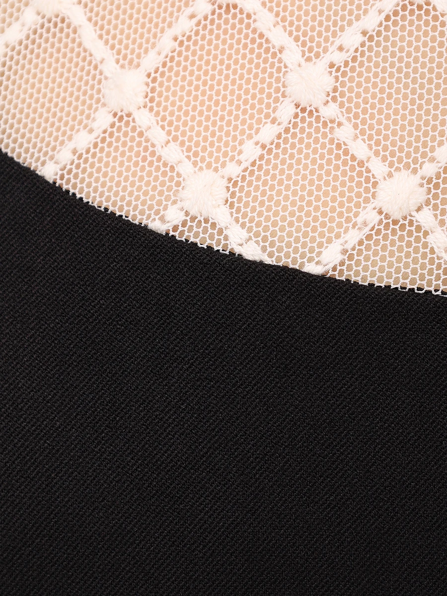 Платье из хлопка и вискозы