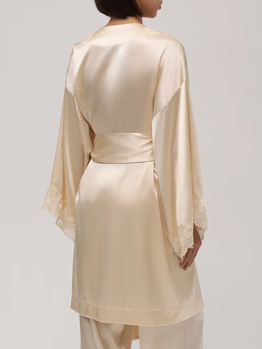 Халат шелковый