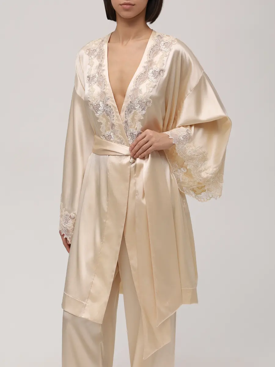 Халат шелковый