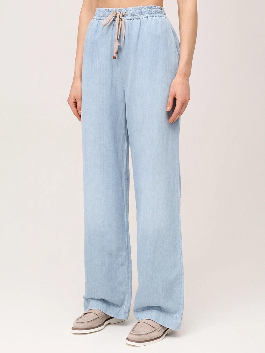 Костюм из хлопка и льна