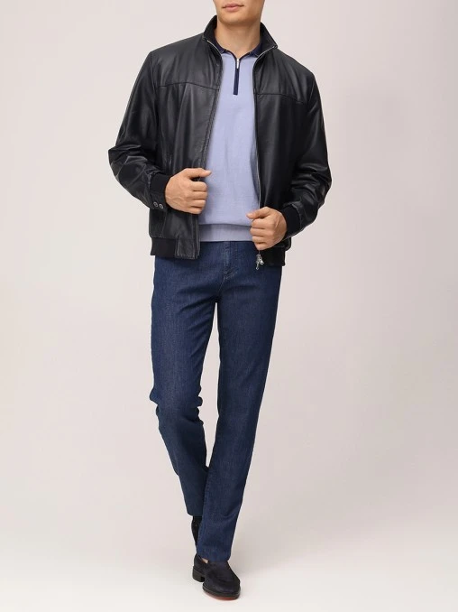 Бомбер кожаный SUIT FACTORY