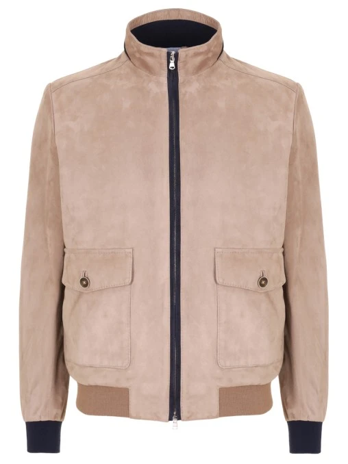 Бомбер замшевый SUIT FACTORY