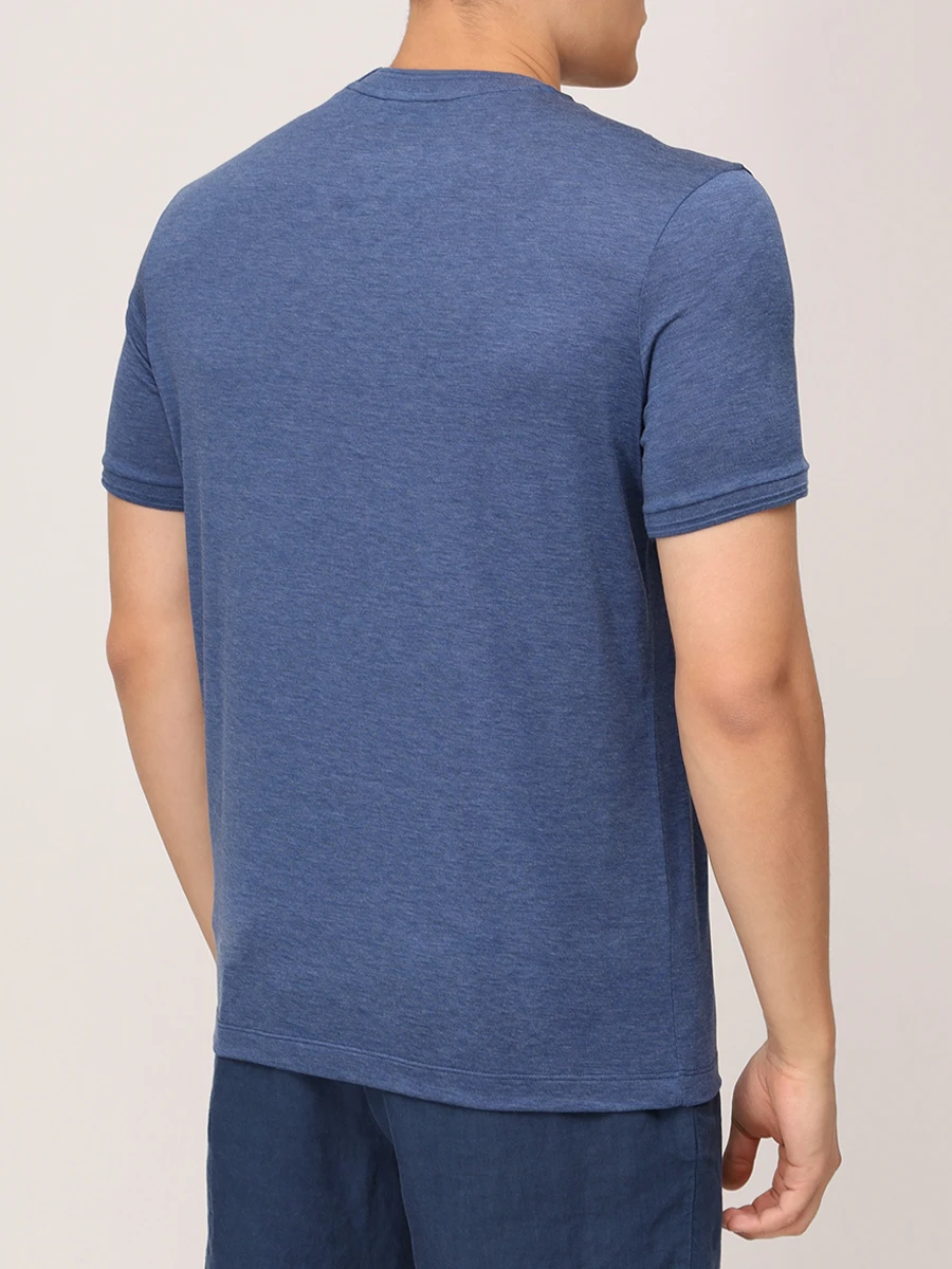 Футболка из шелка и хлопка