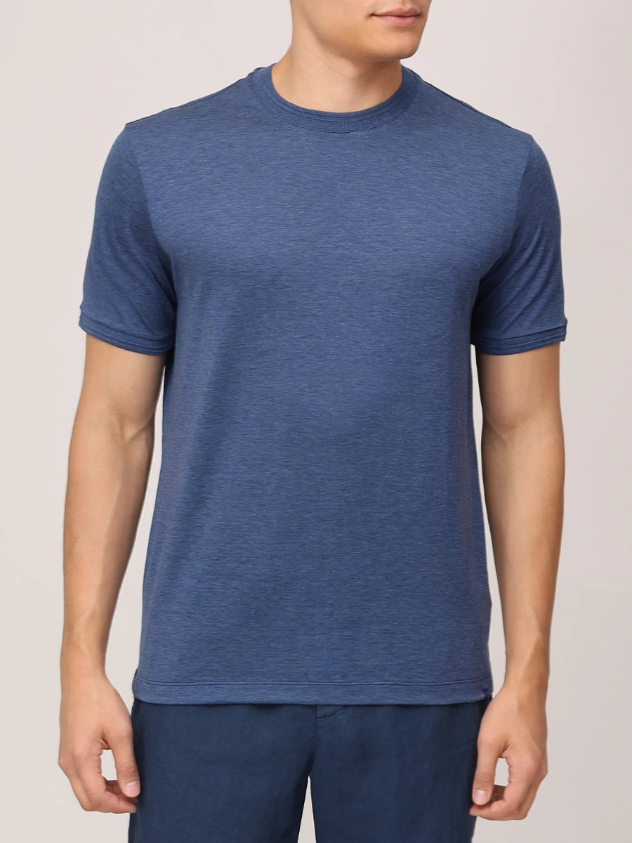 Футболка из шелка и хлопка