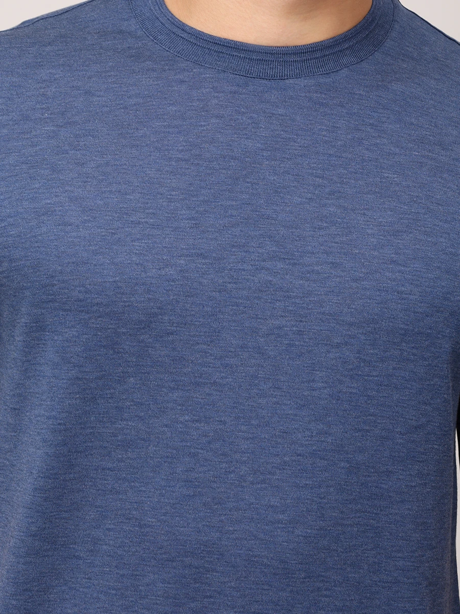 Футболка из шелка и хлопка