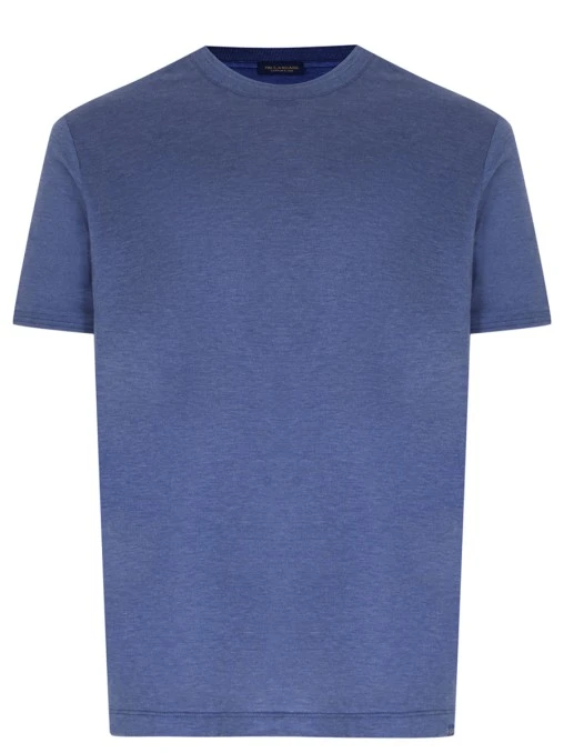 Футболка из шелка и хлопка PAUL & SHARK