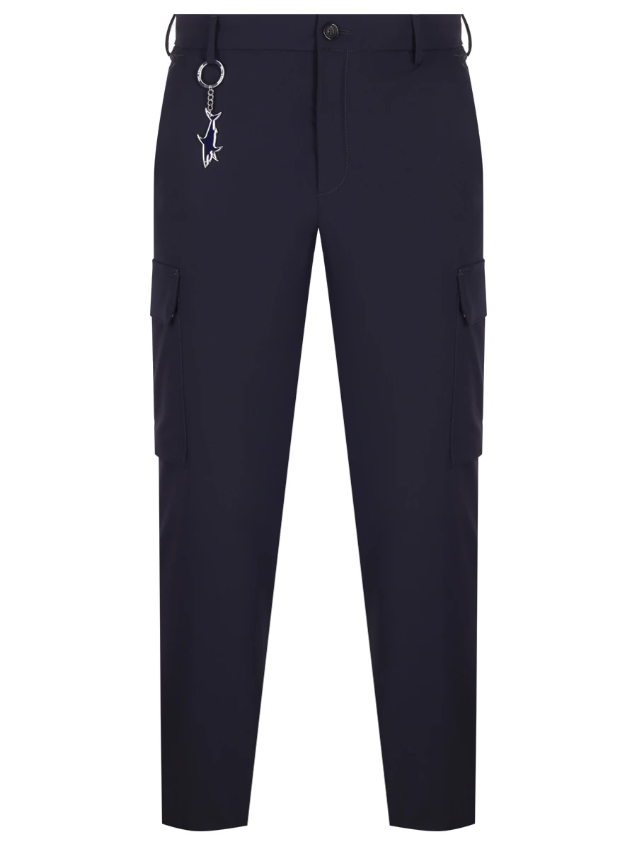 Брюки-карго однотонные