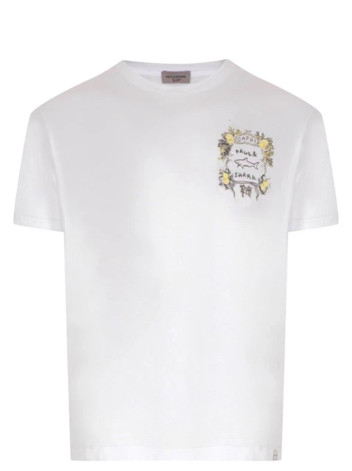 Футболка из хлопка и лиоцелла PAUL & SHARK