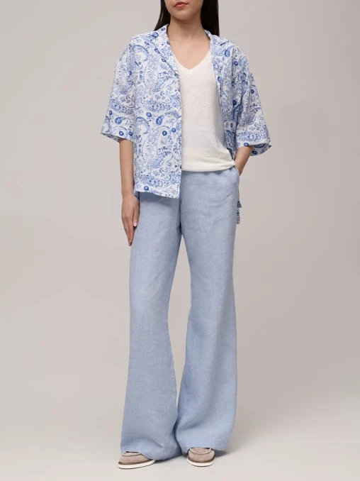 Футболка льняная PAUL & SHARK