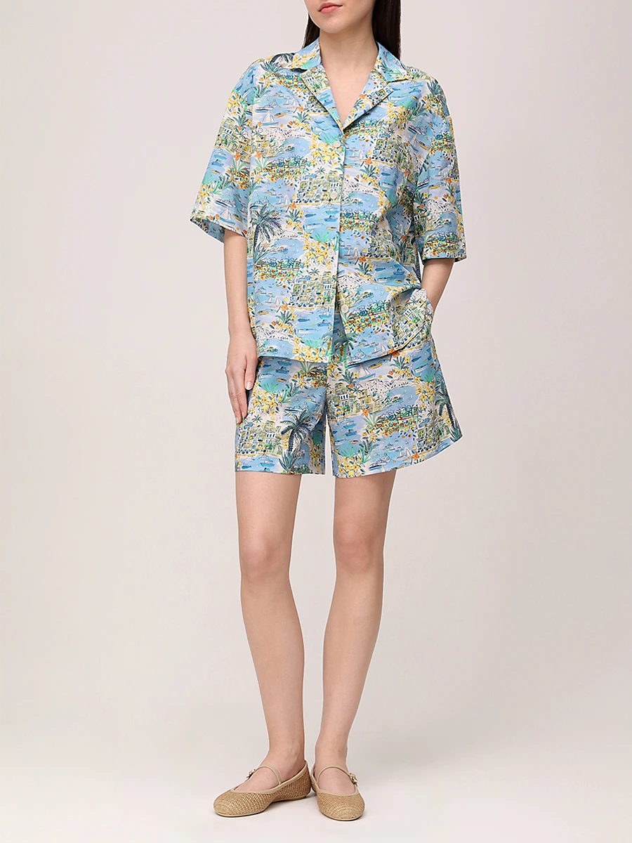 Рубашка с принтом