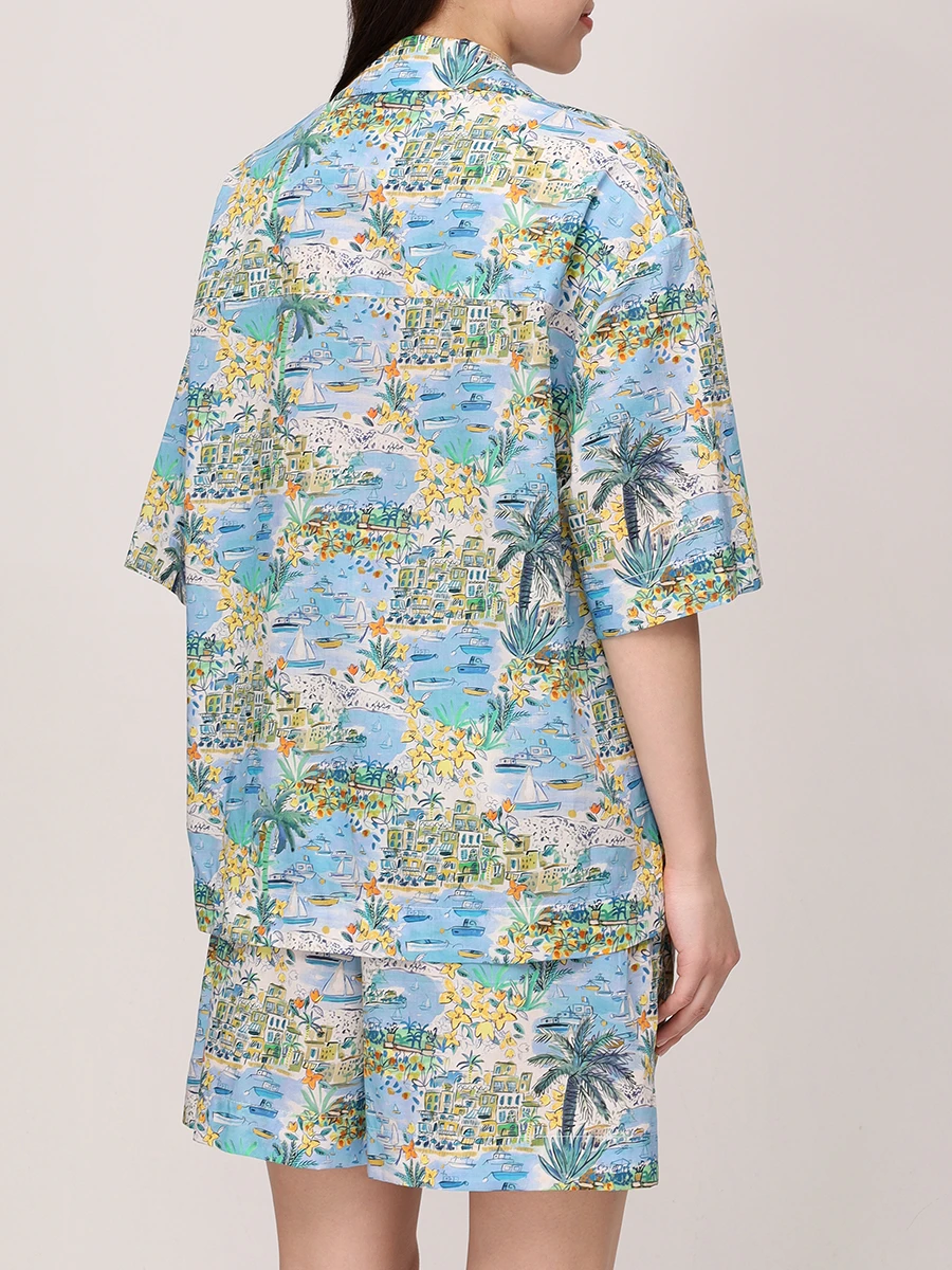 Рубашка с принтом