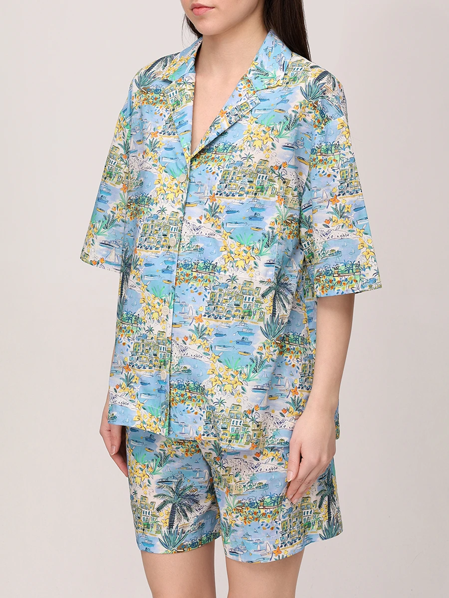 Рубашка с принтом