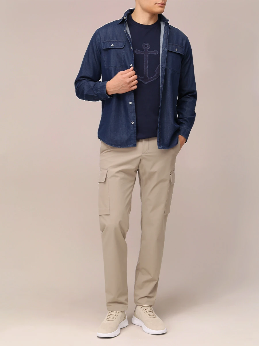 Рубашка джинсовая