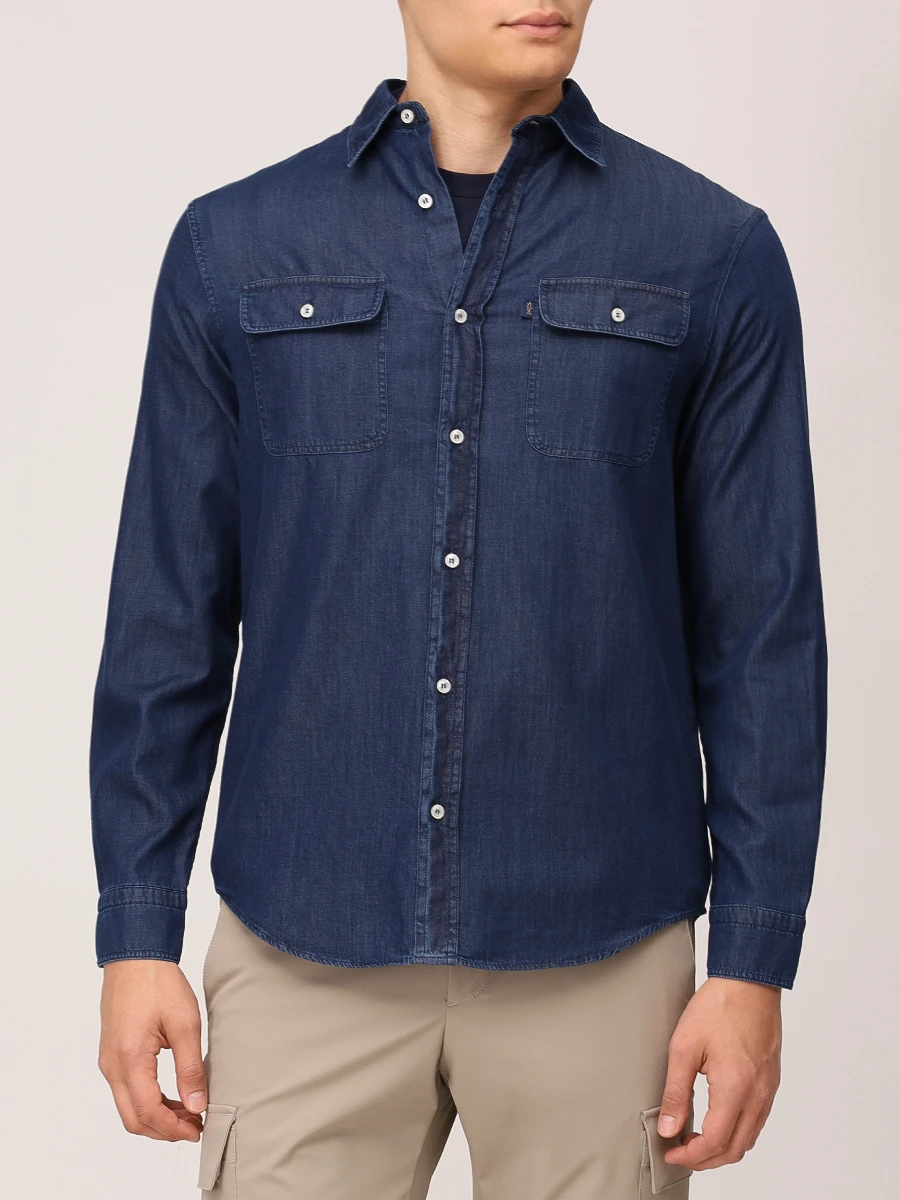 Рубашка джинсовая