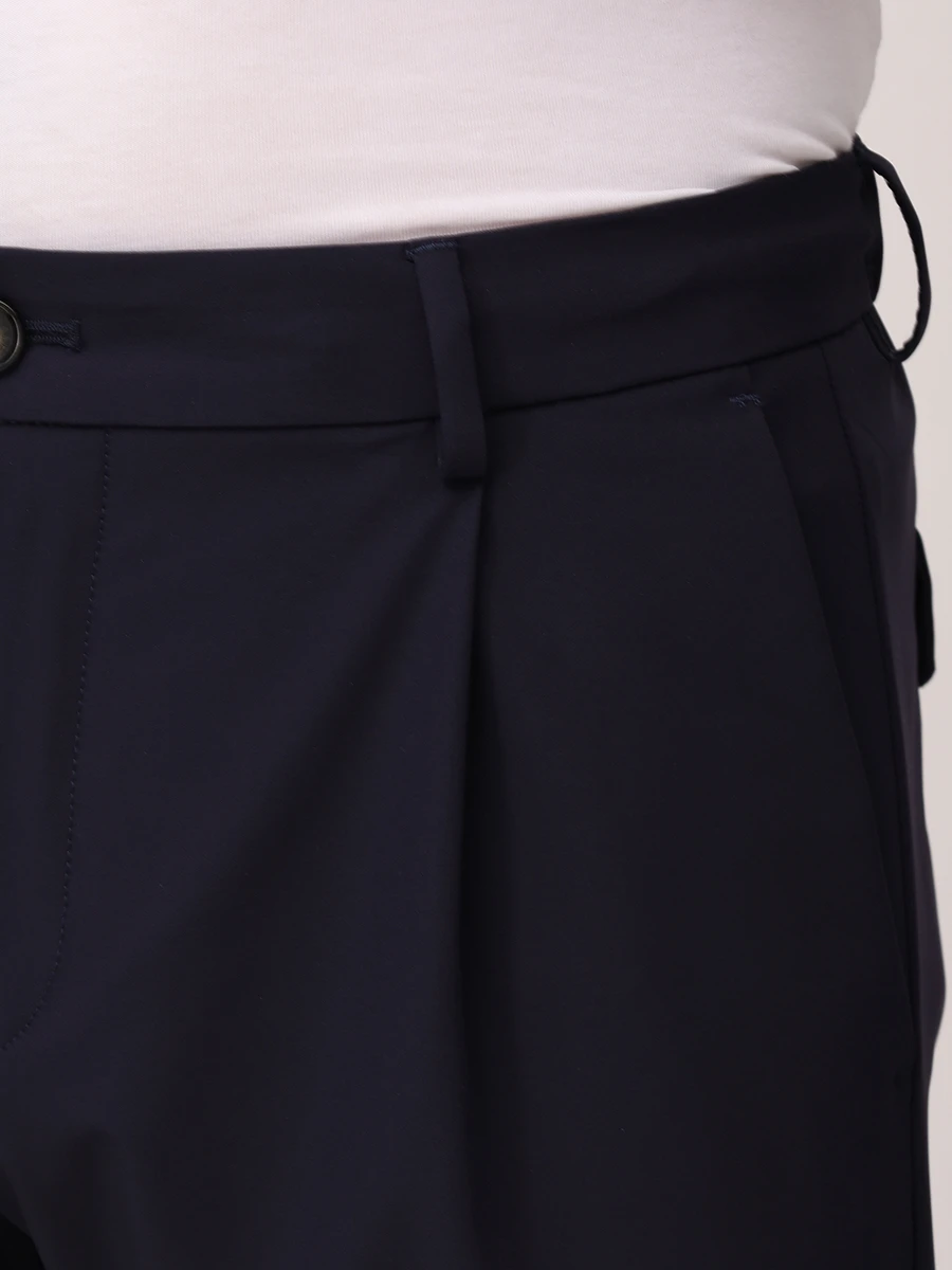 Брюки однотонные