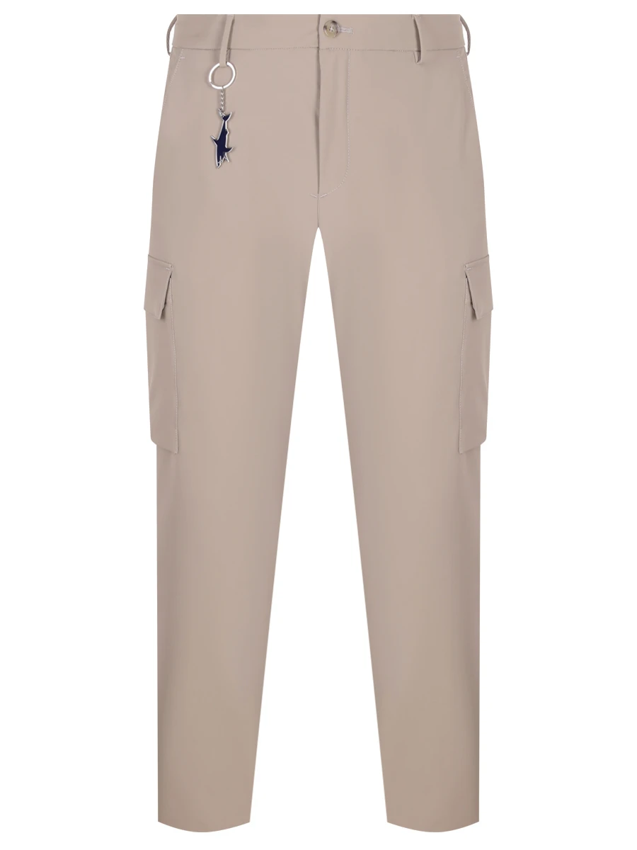 Брюки-карго однотонные