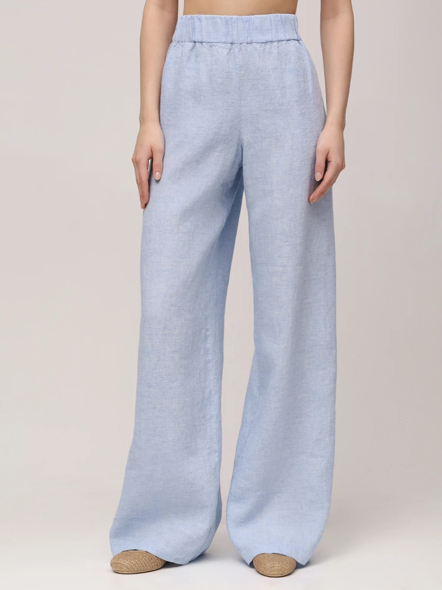 Брюки льняные