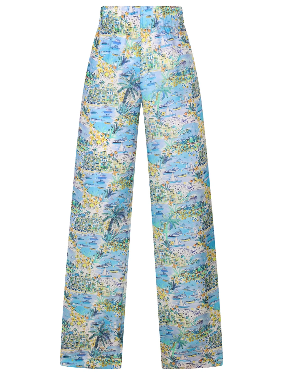 Брюки с принтом