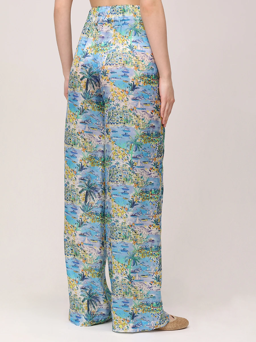 Брюки с принтом