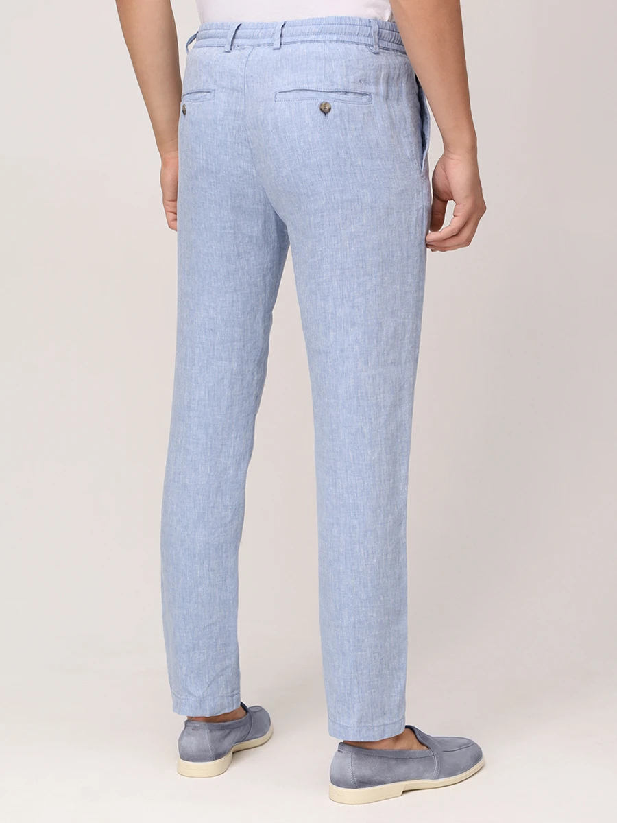 Брюки льняные