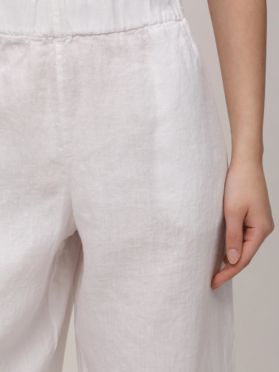 Брюки льняные