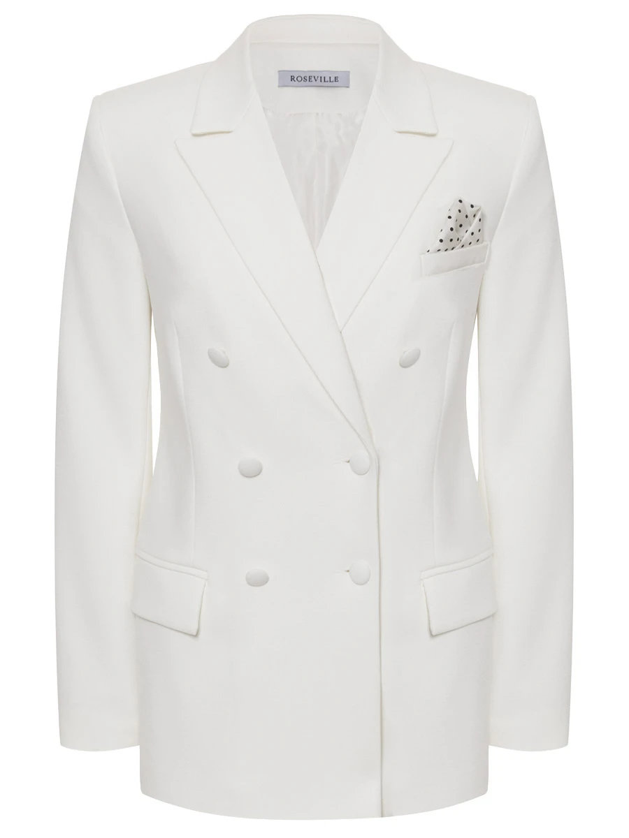 Пиджак из хлопка и вискозы