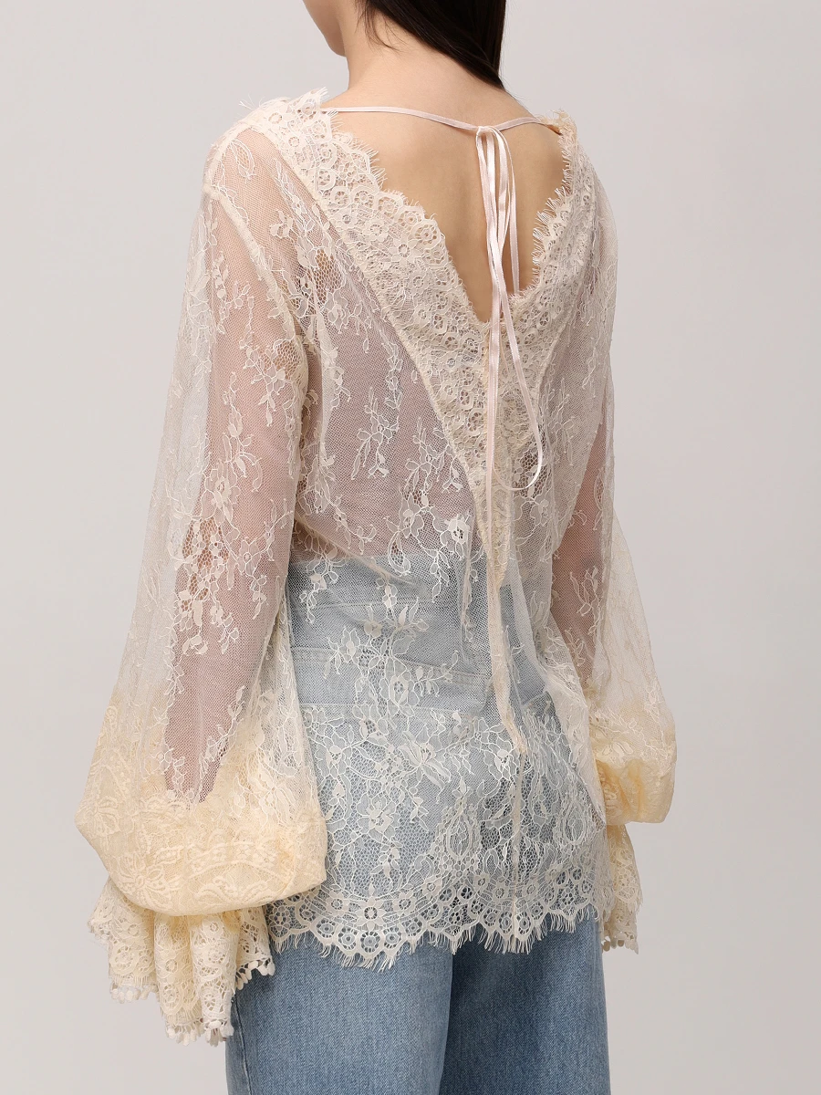 Блуза кружевная