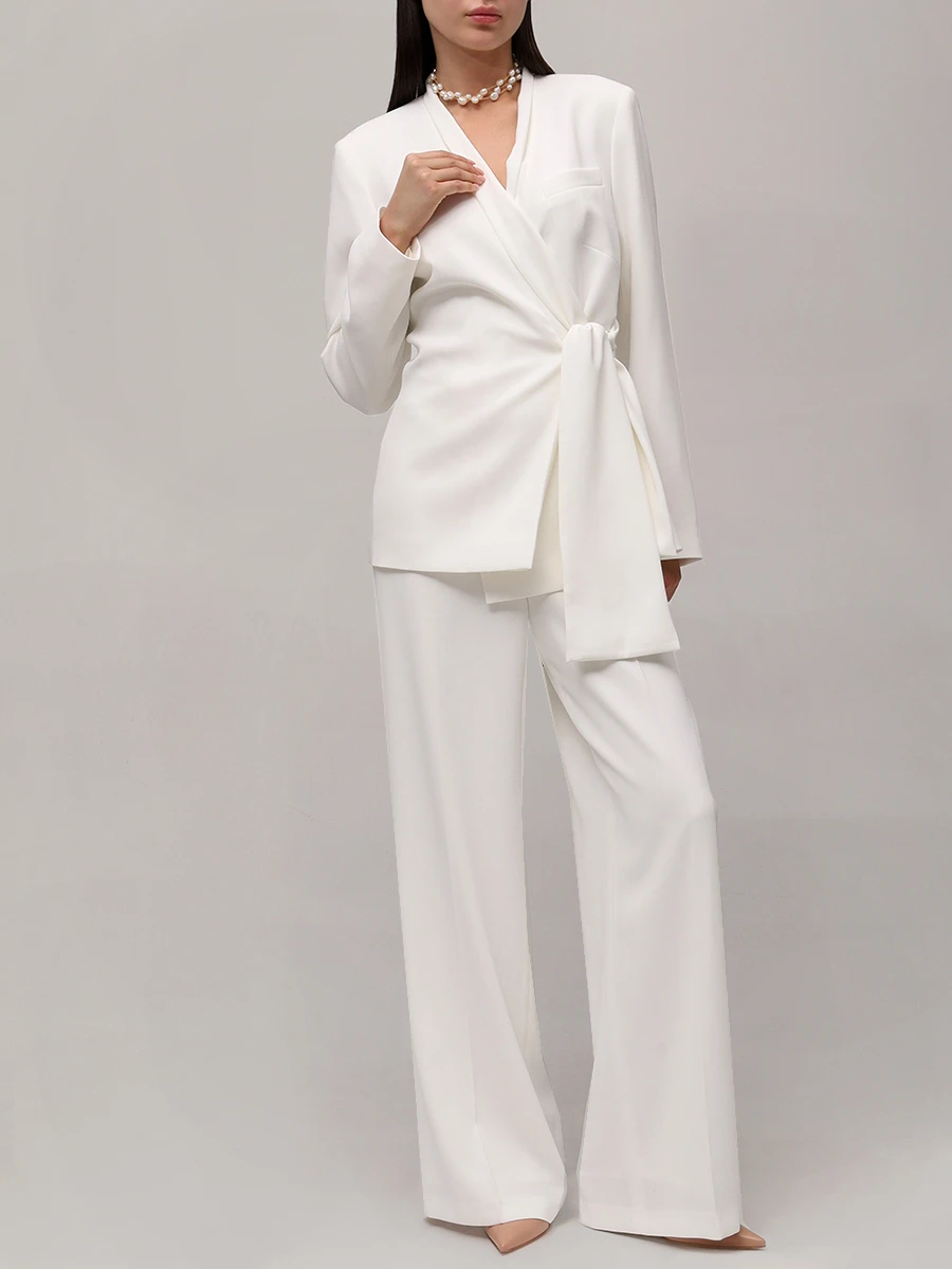 Брюки однотонные