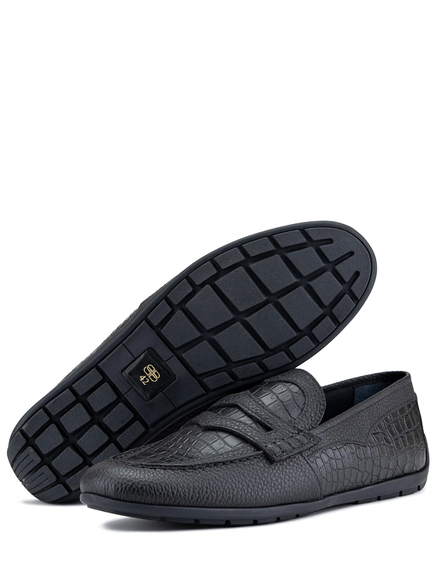 Мокасины кожаные