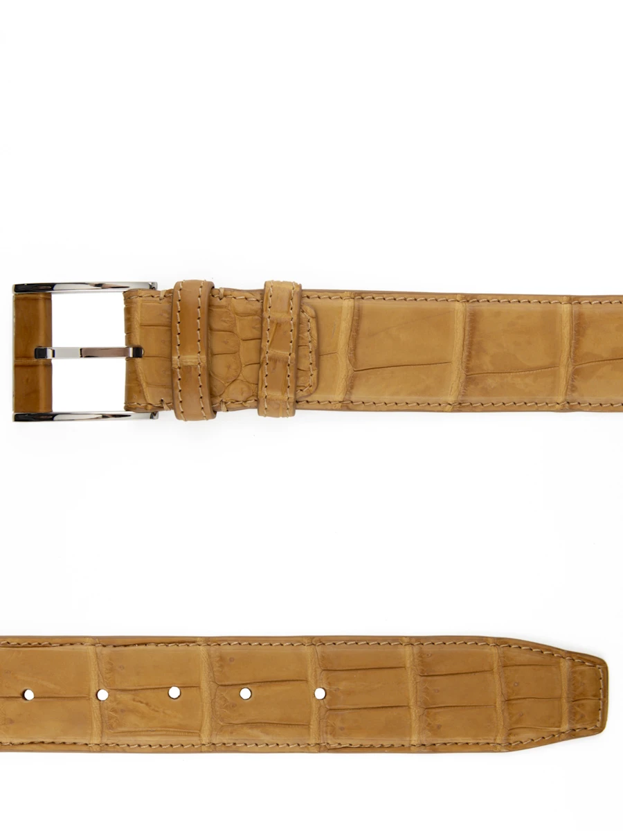 Ремень из кожи крокодила