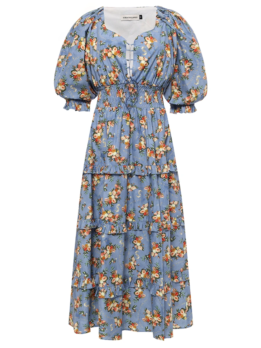 Платье хлопковое