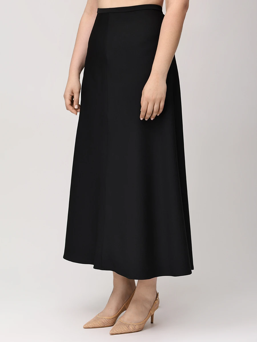 Юбка однотонная