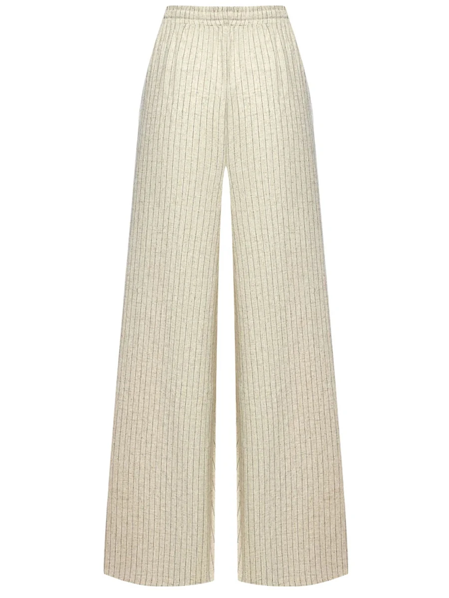 Брюки изо льна и вискозы