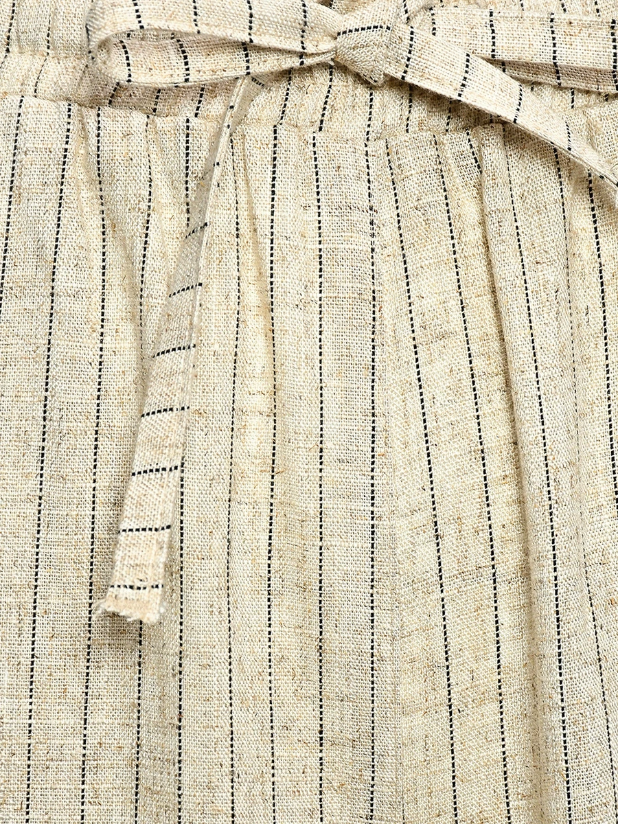 Брюки изо льна и вискозы