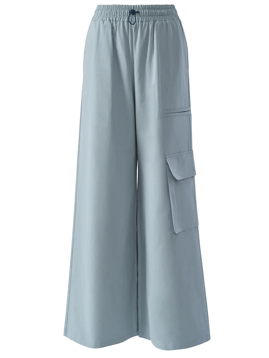 Брюки-карго однотонные