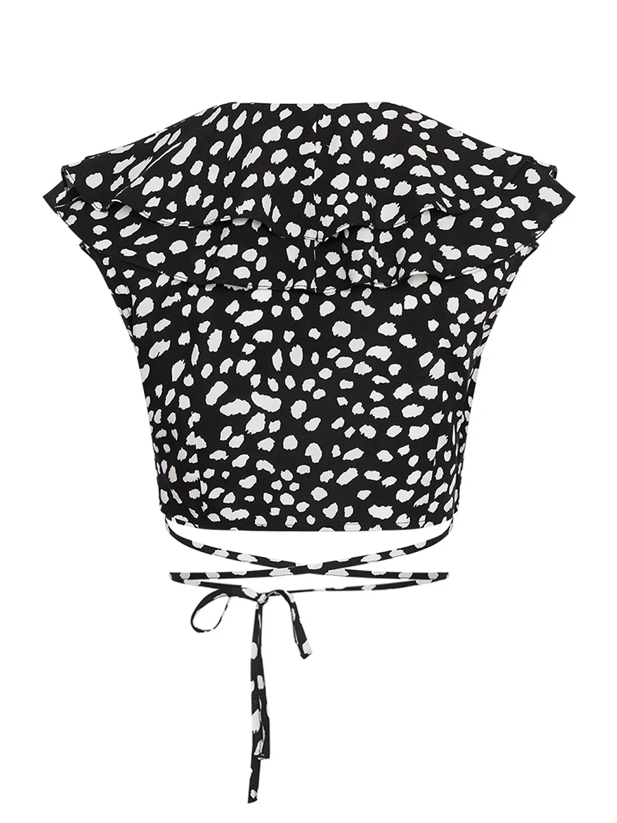 Кроп-топ из вискозы