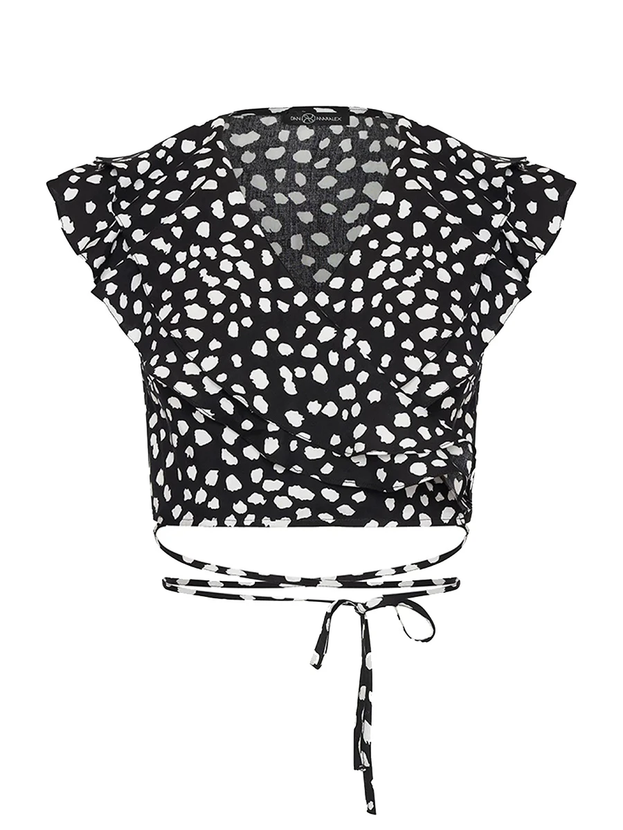 Кроп-топ из вискозы