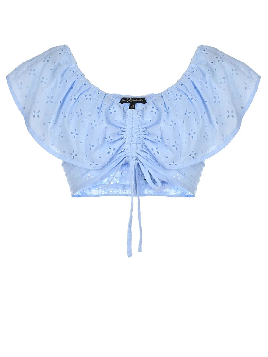 Кроп-топ хлопковый