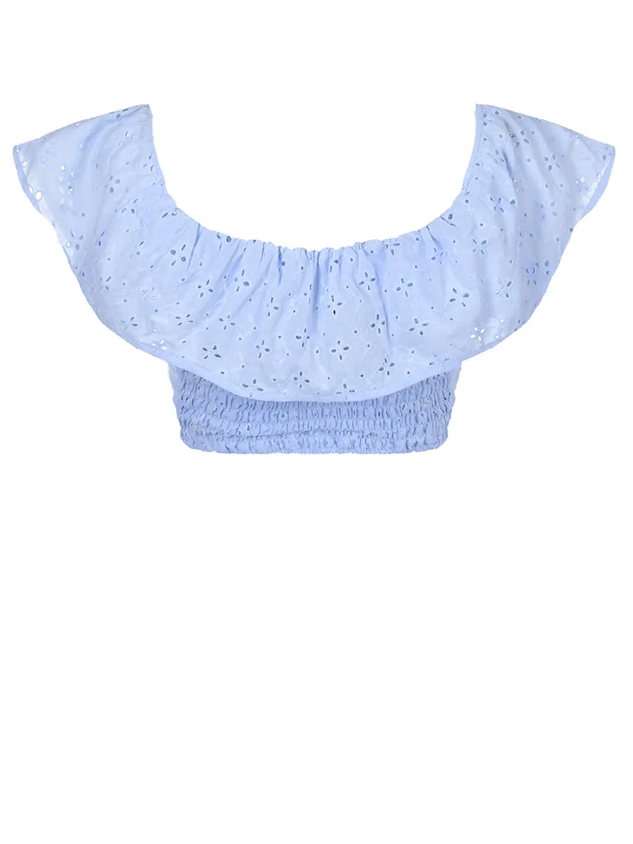 Кроп-топ хлопковый