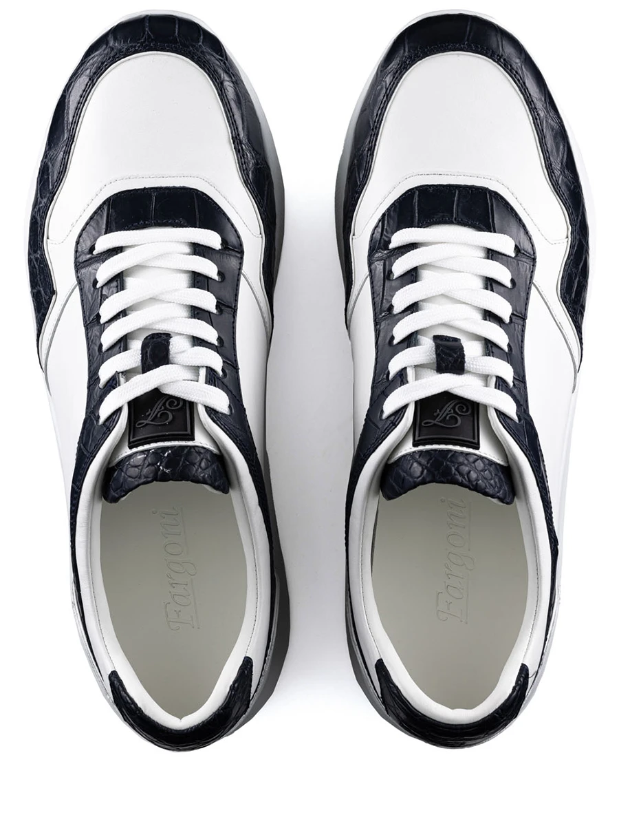 Кроссовки кожаные