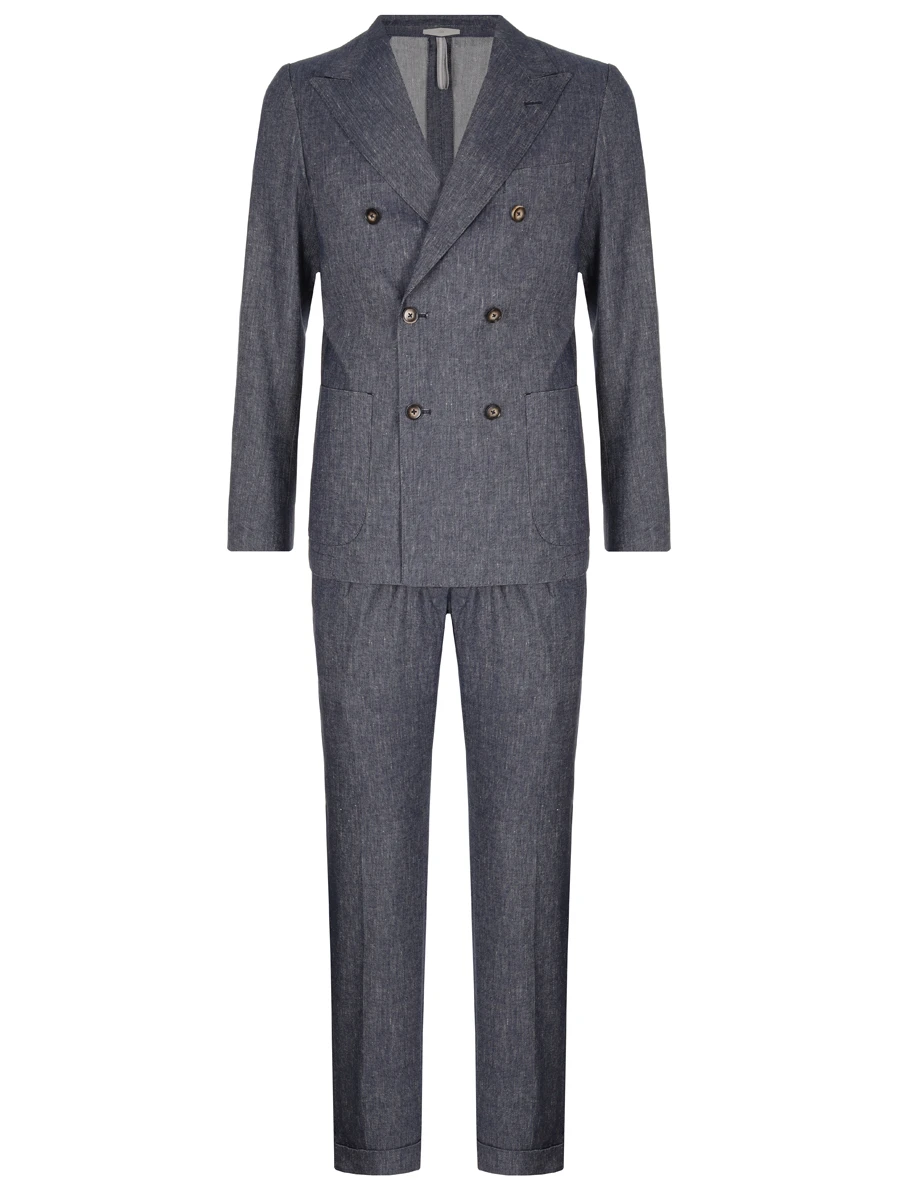 Костюм из хлопка и льна