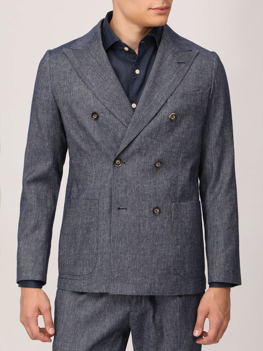 Костюм из хлопка и льна