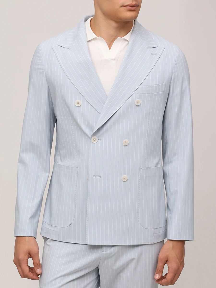 Костюм из хлопка и льна