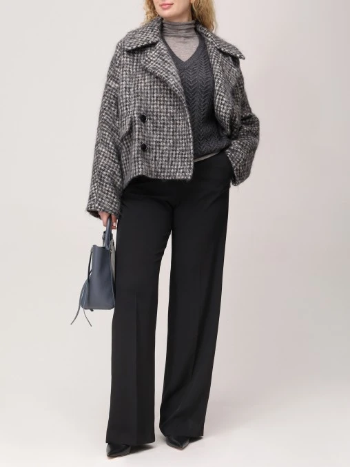 Полупальто с принтом LECODE