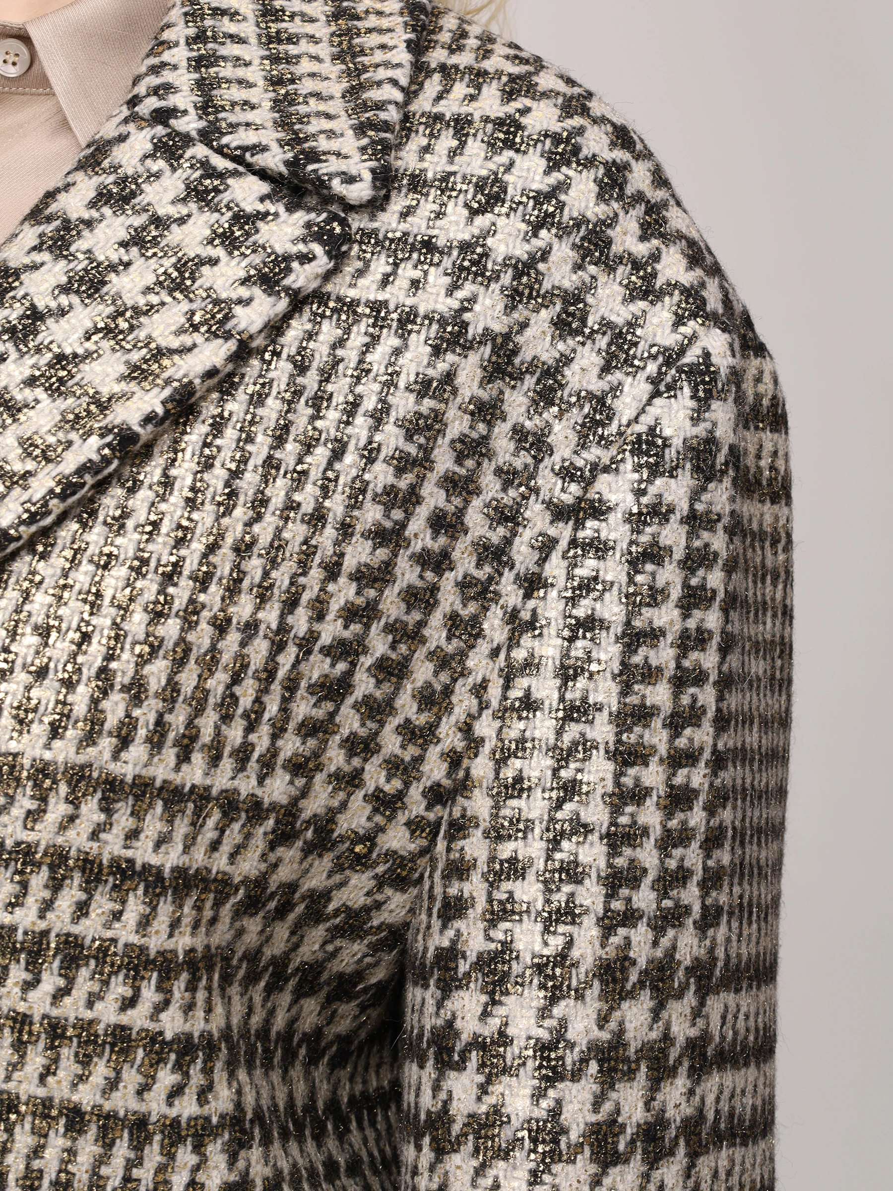 Пальто с принтом