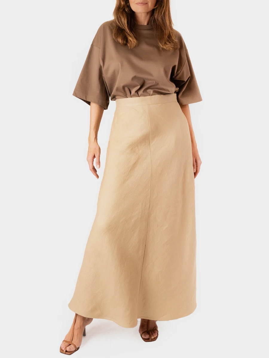 Юбка льняная