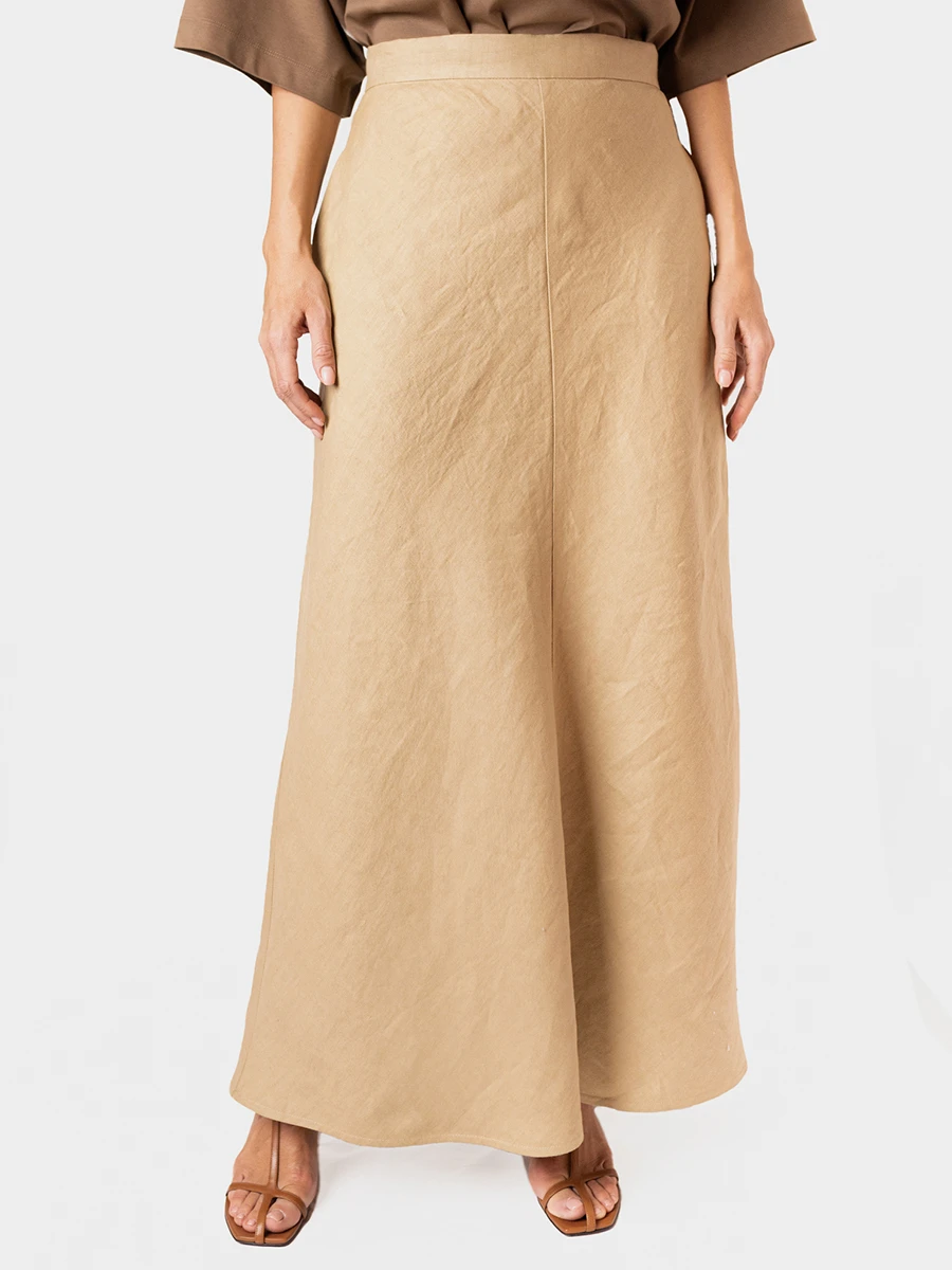 Юбка льняная