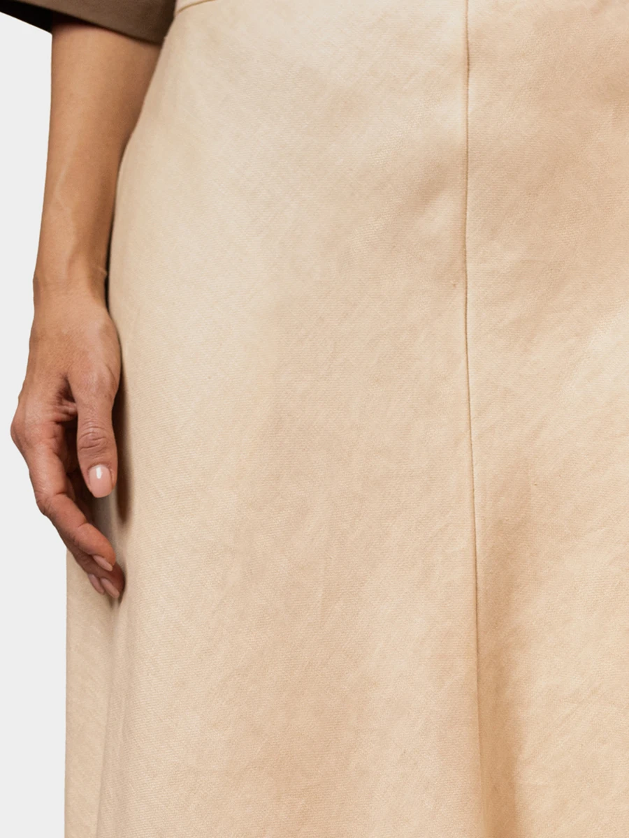 Юбка льняная