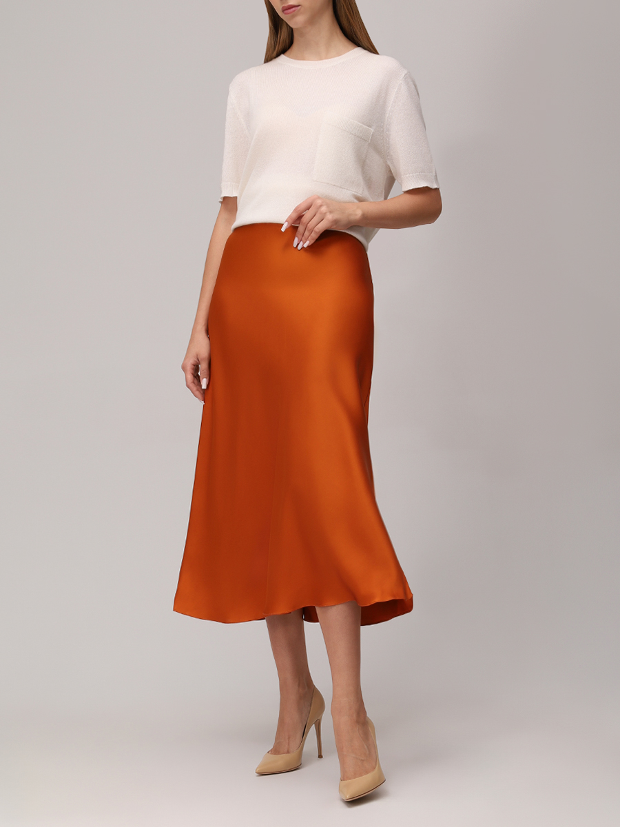 Юбка шелковая